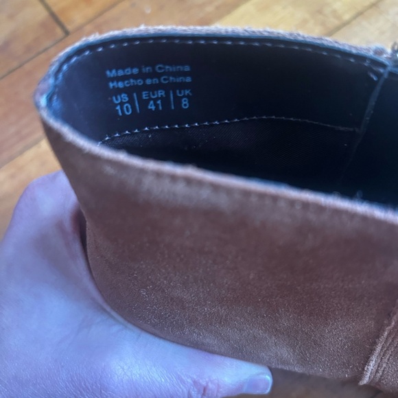 *Excellent Pre-Loved* Aldo Brown Suede Ankle Booties - Picture 4 of 6